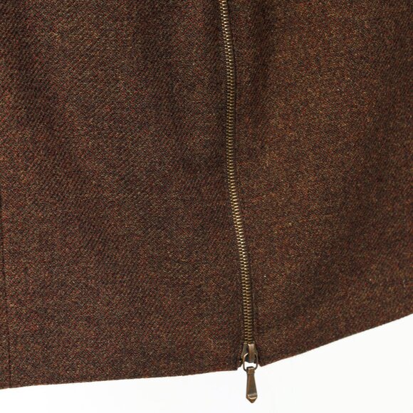 Chanel 99A Brown Cashmere Pencil Skirt - Picture 6 of 10